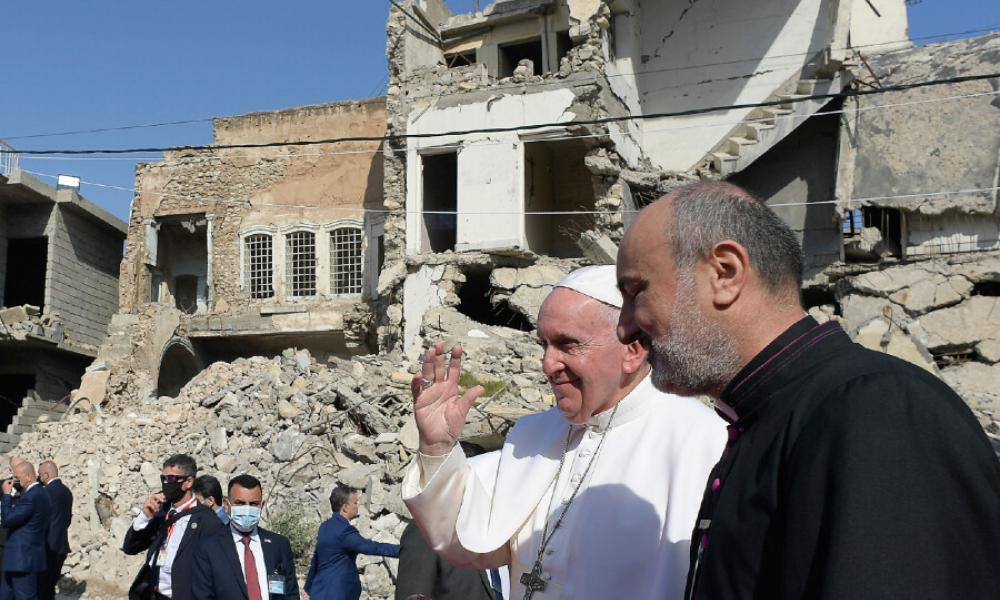 Pope Francis visits Mosul 