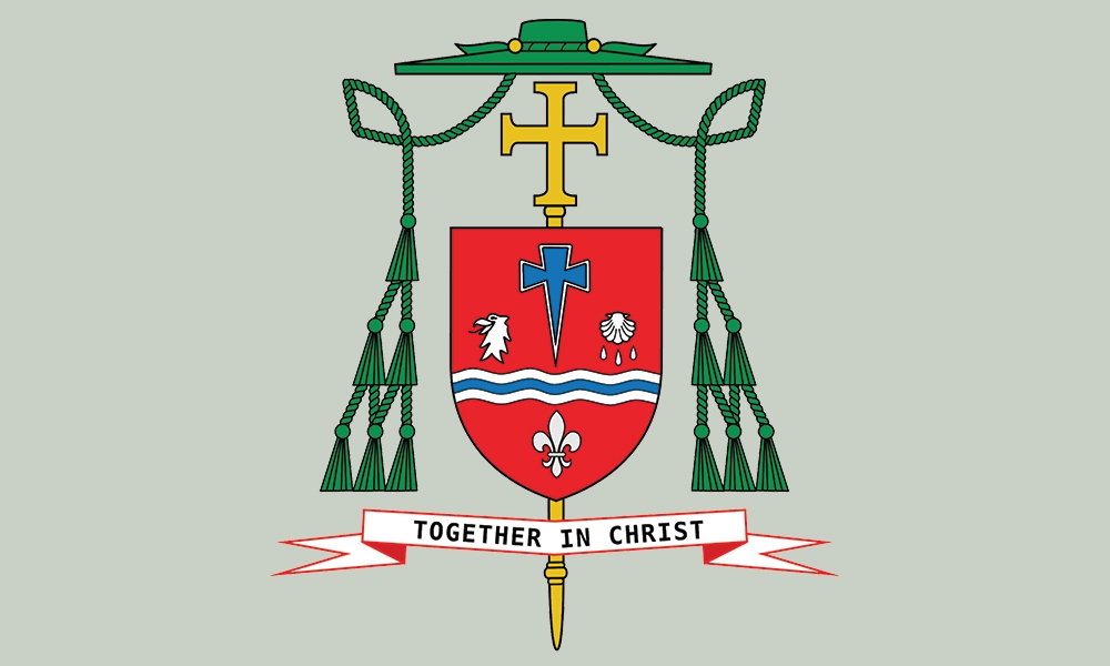 Escudo de Armas del Obispo Emérito Patrick J. McGrath