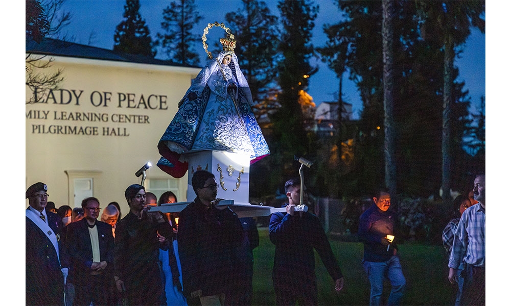 Statue of Our Lady of Antipolo Carried in Procession